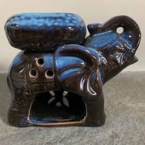 Tea lite Candle & Oil Holder- Happy Elephant